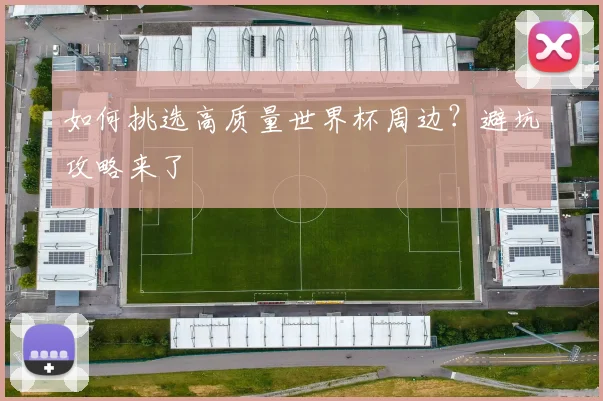 如何挑选高质量世界杯周边？避坑攻略来了